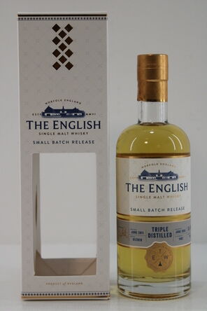 The English 2011 Small Batch Release Triple Distilled Batch 12019