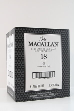 Macallan 18 Sherry Oak 2023 Release Sealed Case 6x70cl