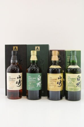 Yamazaki Hakushu 100th Anniversary Limited Edition Suntory Whisky Set 4x 70cl