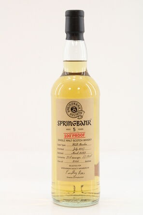 Springbank 5 2017 Springbank Society Bottling