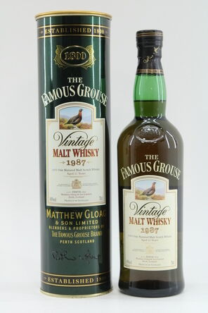 The Famous Grouse  Vintage Malt 1987