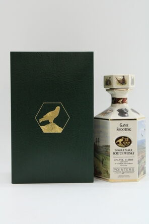 Gordon Highlander  12 Years Old  Game Shooting Decanter 1 Litre