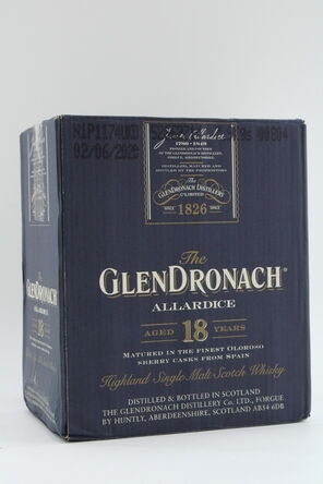 Glendronach 18 Allardice 2020 Release Case 6x70cl