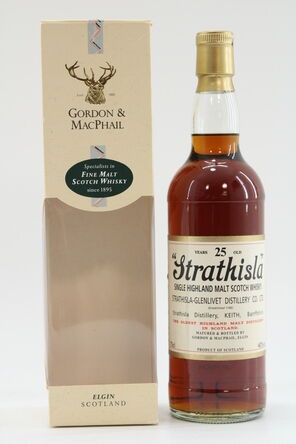 StrathislaGlenlivet  25 Years Old  Gordon  MacPhail