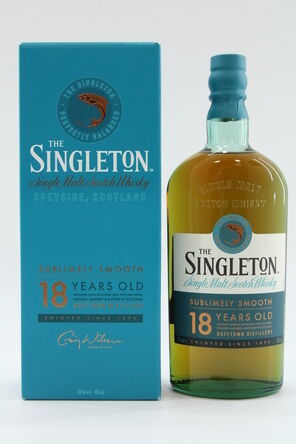 Singleton Of Dufftown 18 Includes Stone Plinth