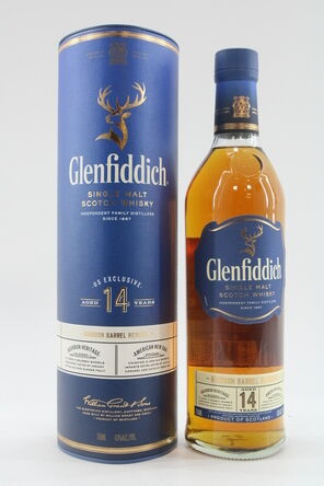 GLENFIDDICH 14 YEAR OLD BOURBON BARREL RESERVE US EXCLUSIVE 75CL