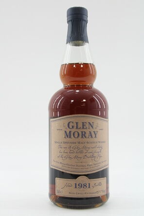 Glen Moray 1981 Cask Strength Hand Bottled