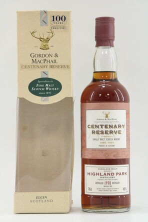 Highland Park 1970 Gordon And Macphail Centenary Reserve