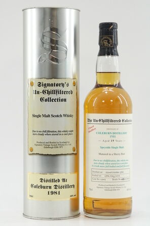 Coleburn 19 1981 Signatory Vintage