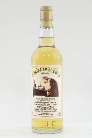 Strathmill 10 Friar John Cor 500 Years Of Scotch
