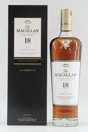 Macallan  18 Years Old  Sherry Oak  2024 Release