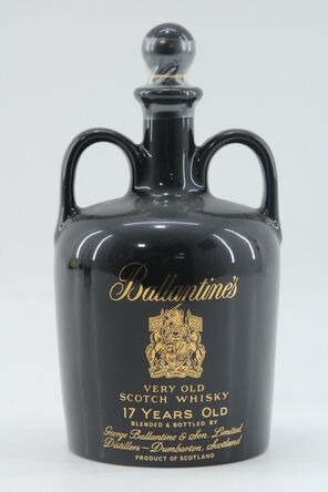 Ballantines 17 Ceramic Decanter And Stopper