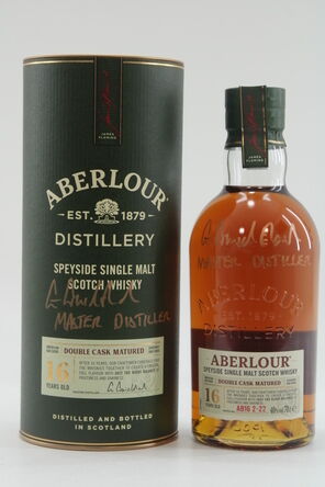 Aberlour 16 Double Cask Matured Signed