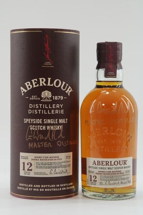Aberlour  12 Years Old  Double Cask Matured  Signed