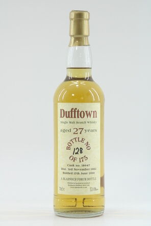 Dufftown 27 Bladnoch Forum 1982 Cask 18647