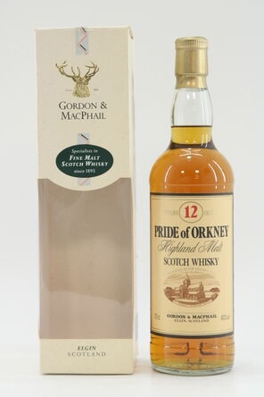 Pride Of Orkney 12 Gordon Macphail Personalised Label