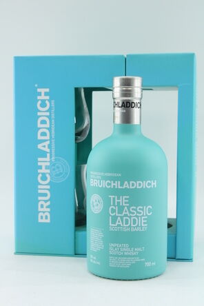 Bruichladdich Classic Laddie Scottish Barley 2 Glasses