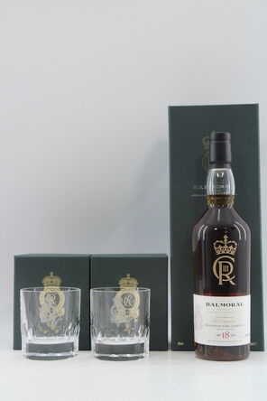 Balmoral 18 Years Old The Coronation of King Charles III Glass