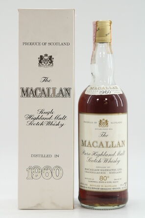 Macallan 1960 Campbell Hope and King 80 Proof Rinaldi Import