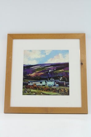 Glenlivet Distillery Landscape Framed Painting