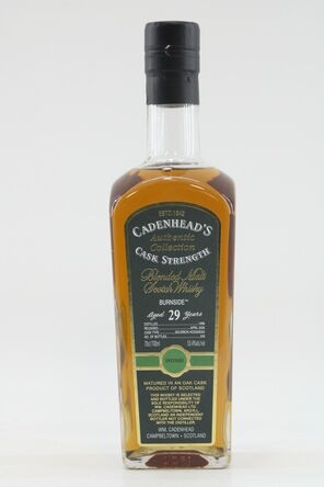 Burnside 29 1996 Cadenhead S Authentic Collection