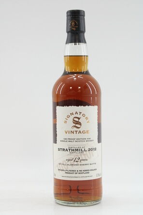 Strathmill 12 2012 Signatory Vintage 100 Proof Edition 36