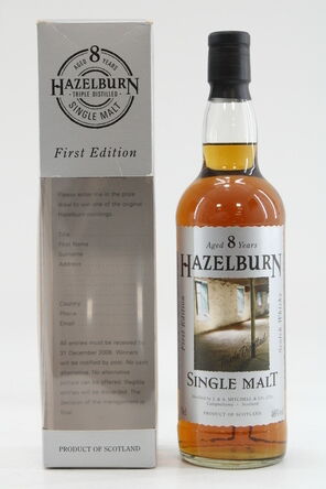 Hazelburn 8 First Edition Triple Distilled The Warehouse