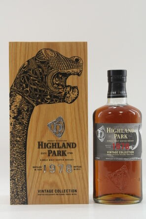 Highland Park 1978 Vintage Collection Bottled 2011 Travel Retail