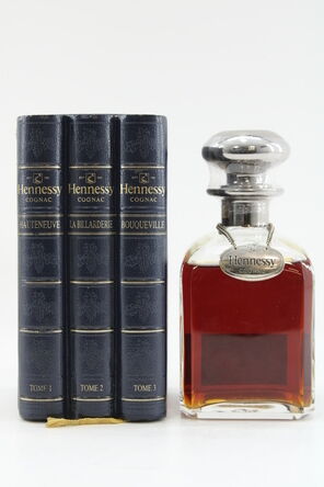 Hennessy Cognac Library Decanter Blue Tome
